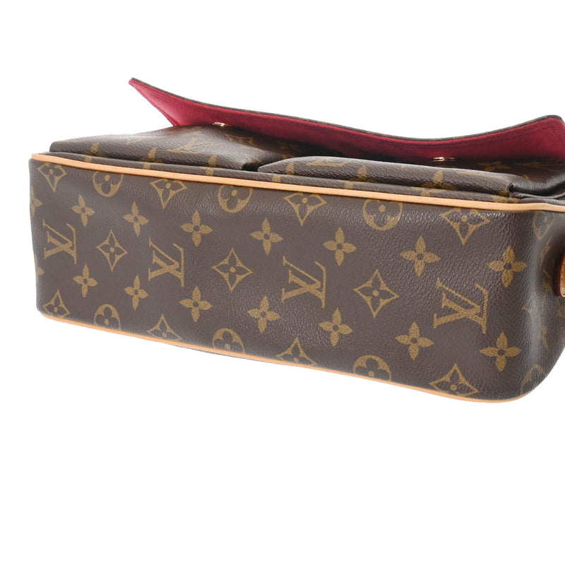 LOUIS VUITTON ルイヴィトン モノグラム ヴィバシテ MM ブラウン M51164 レディース モノグラムキャンバス ショルダーバッグ ABランク 中古 銀蔵