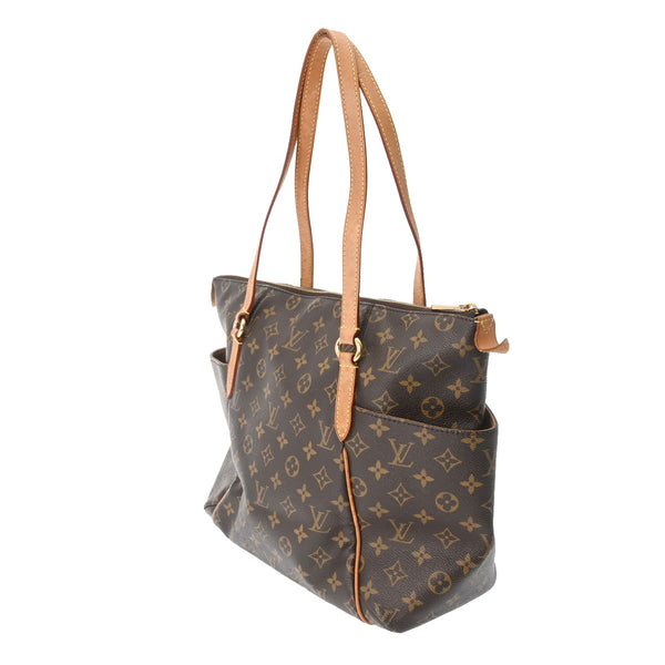 LOUIS VUITTON ルイヴィトン モノグラム トータリー MM ブラウン M41015 ユニセックス モノグラムキャンバス トートバッグ Bランク 中古 銀蔵