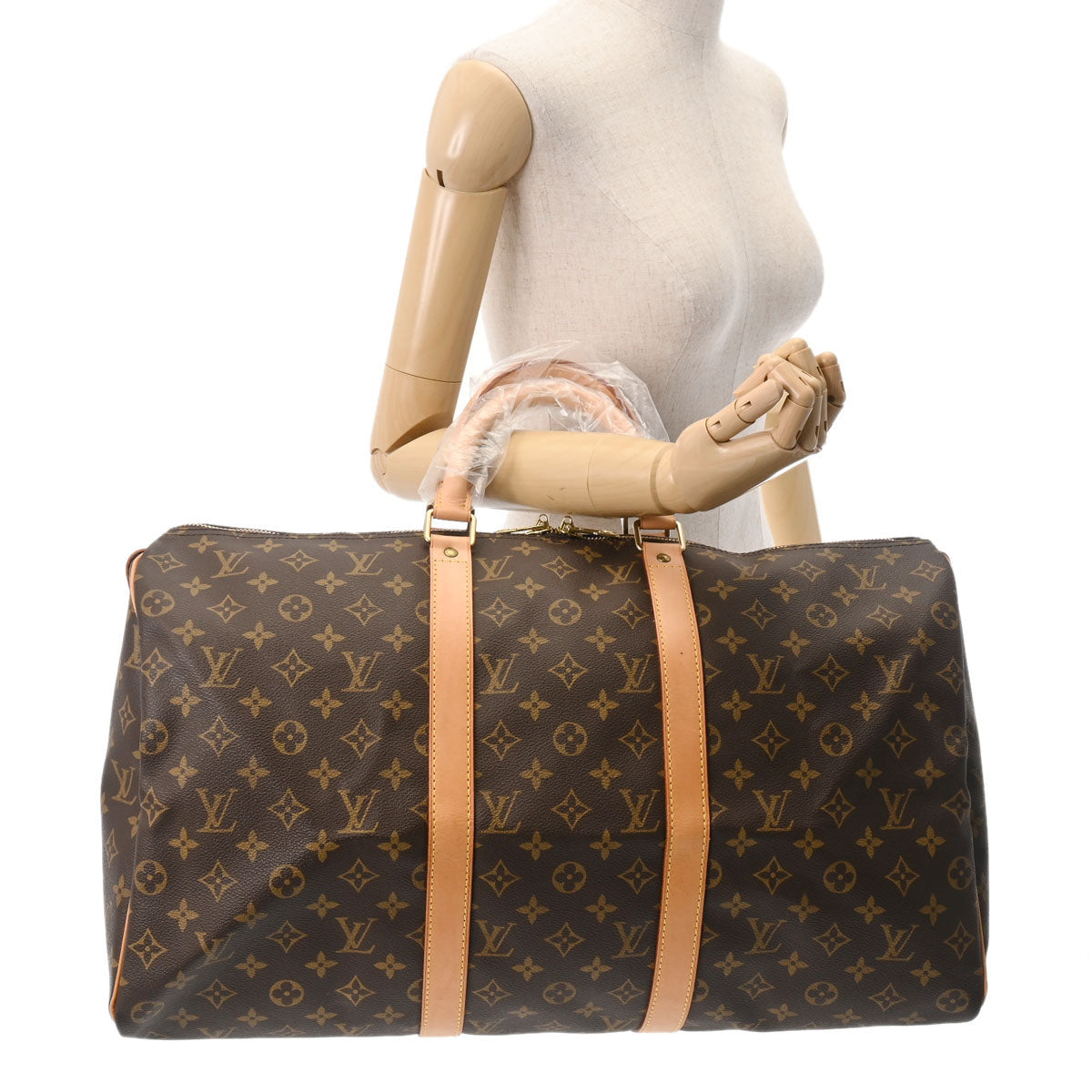 ルイヴィトンキーポル 50 14145 ブラウン ユニセックス モノグラムキャンバス ボストンバッグ M41426 LOUIS VUITTON 中古  – 銀蔵オンライン