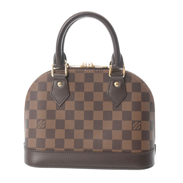 LOUIS VUITTON ルイヴィトン ダミエ アルマ BB 2WAY ブラウン N41221 レディース ダミエキャンバス ハンドバッグ Aランク 中古 銀蔵