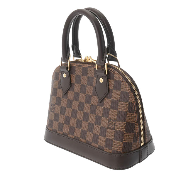 LOUIS VUITTON ルイヴィトン ダミエ アルマ BB 2WAY ブラウン N41221 レディース ダミエキャンバス ハンドバッグ Aランク 中古 銀蔵