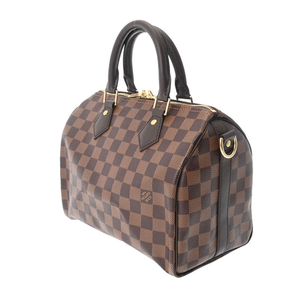 LOUIS VUITTON ルイヴィトン ダミエ スピーディ バンドリエール 25  ブラウン N41368 レディース ダミエキャンバス ハンドバッグ Aランク 中古 銀蔵