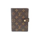 LOUIS VUITTON ルイヴィトン モノグラム アジェンダ PM ブラウン R20005 ユニセックス モノグラムキャンバス 手帳カバー Aランク 中古 銀蔵