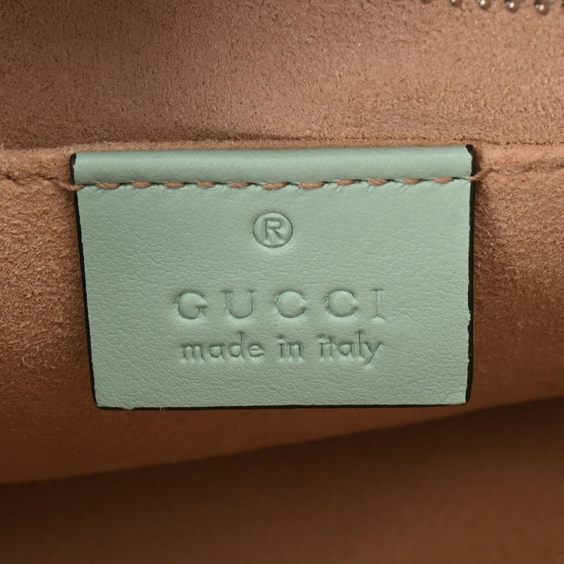 GUCCI グッチ GGマーモント キルティング マルチカラー シルバー金具 447632 レディース レザー ショルダーバッグ Aランク 中古 銀蔵