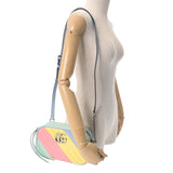 GUCCI グッチ GGマーモント キルティング マルチカラー シルバー金具 447632 レディース レザー ショルダーバッグ Aランク 中古 銀蔵