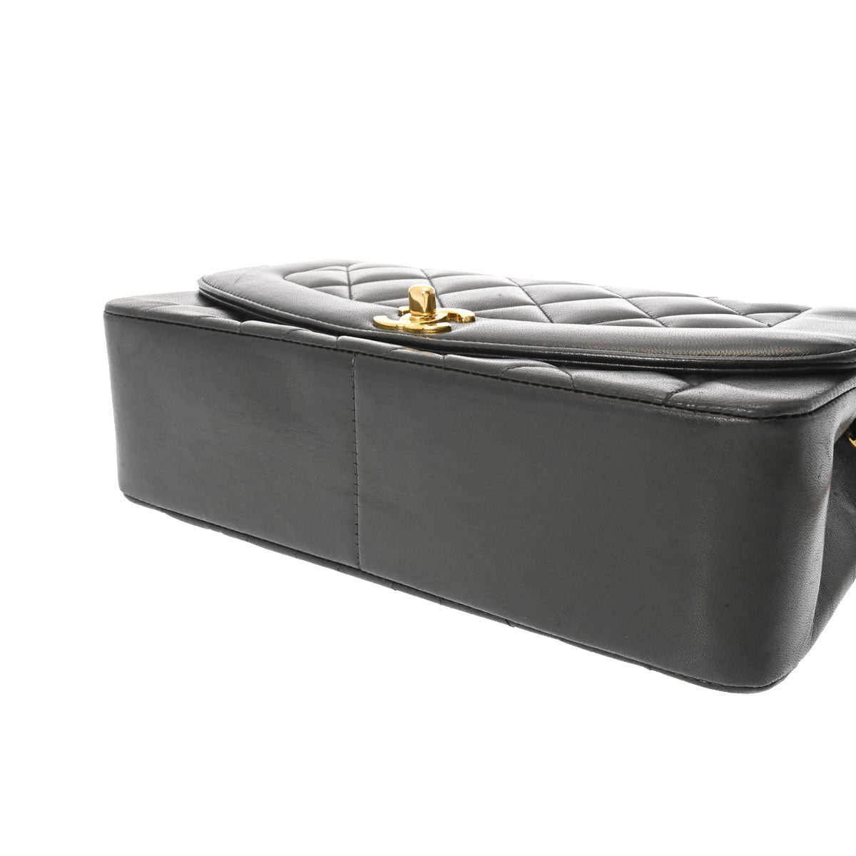 CHANEL シャネル マトラッセ ダイアナ 25cm チェーンショルダー  黒 ゴールド金具 A01165 レディース ラムスキン ショルダーバッグ Aランク 中古  人気・おすすめ｜使いやすい・旅行におすすめ セール中 全国発送 国内発送対応