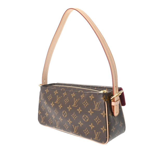 LOUIS VUITTON ルイヴィトン モノグラム ヴィバシテ MM ブラウン M51164 レディース モノグラムキャンバス ショルダーバッグ 新同 中古 銀蔵