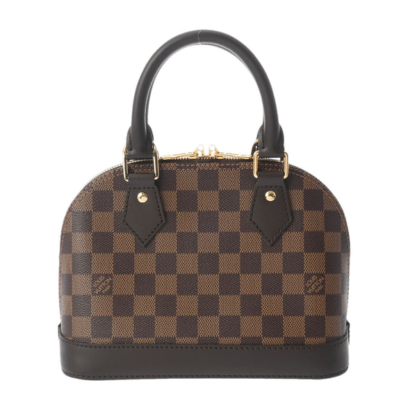 LOUIS VUITTON ルイヴィトン ダミエ アルマ BB 2WAY ブラウン N41221 レディース ダミエキャンバス ハンドバッグ 新同 中古 銀蔵