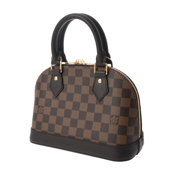 LOUIS VUITTON ルイヴィトン ダミエ アルマ BB 2WAY ブラウン N41221 レディース ダミエキャンバス ハンドバッグ 新同 中古 銀蔵