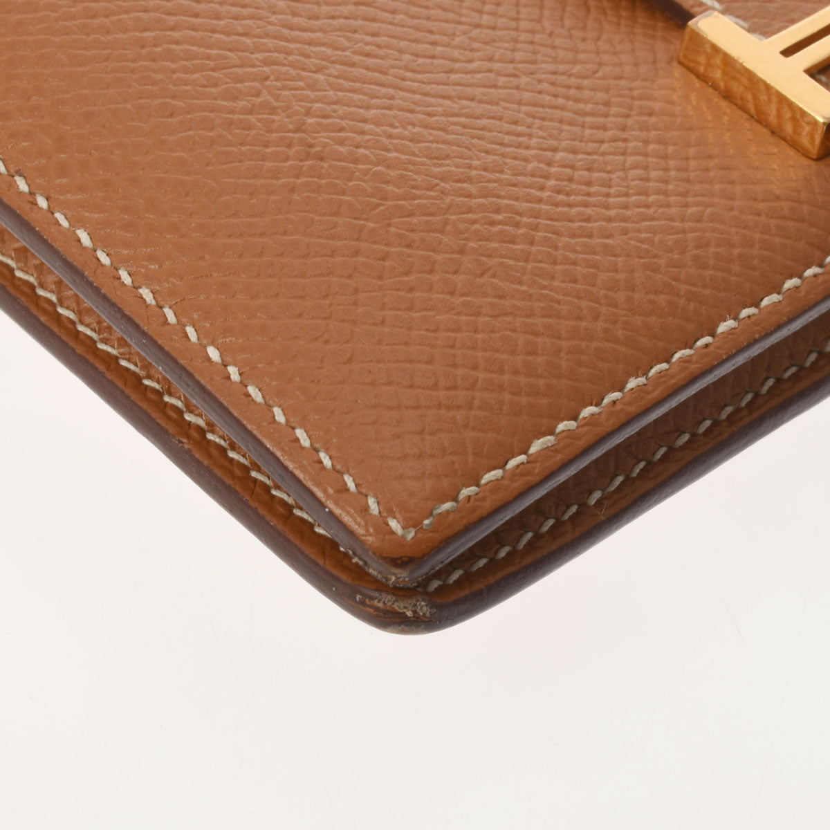 エルメスベアン コンパクト ゴールド ゴールド金具 Y刻印(2020年頃 