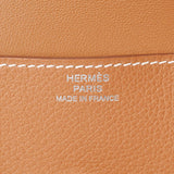 HERMES エルメス ドゴン  ゴールド パラジウム金具 - ユニセックス エバーカラー カードケース 新同 中古 銀蔵