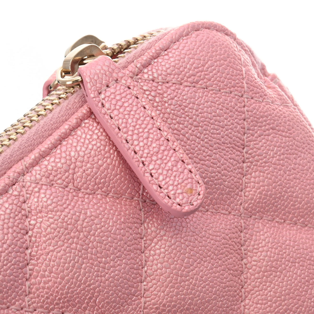 シャネルチェーンウォレット 2WAY ピンクメタリック ゴールド