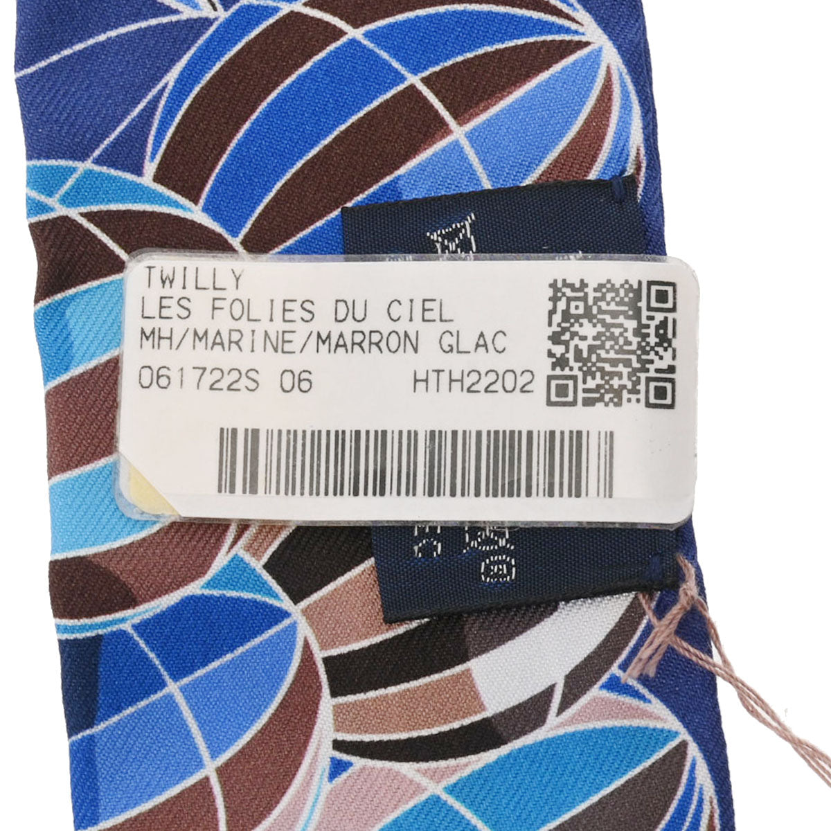 エルメスツイリー LESFOLIES DU CIEL マリーヌ/マロングラッセ レディース シルク100％ スカーフ 061722S HERMES  中古 – 銀蔵オンライン