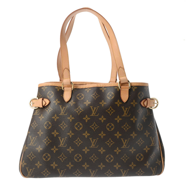 LOUIS VUITTON ルイヴィトン モノグラム バティニョール オリゾンタル ブラウン M51154 レディース モノグラムキャンバス トートバッグ ABランク 中古 銀蔵