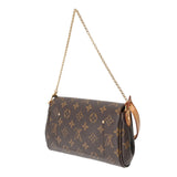 LOUIS VUITTON ルイヴィトン モノグラム フェイボリット PM ブラウン M40717 レディース モノグラムキャンバス ショルダーバッグ Bランク 中古 銀蔵