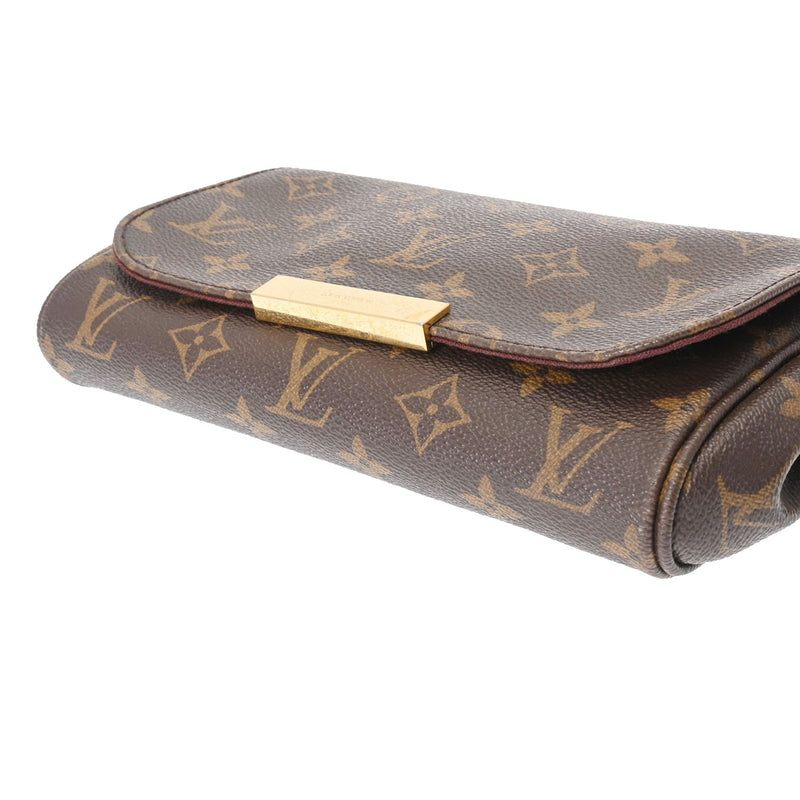 LOUIS VUITTON ルイヴィトン モノグラム フェイボリット PM ブラウン M40717 レディース モノグラムキャンバス ショルダーバッグ Bランク 中古 銀蔵