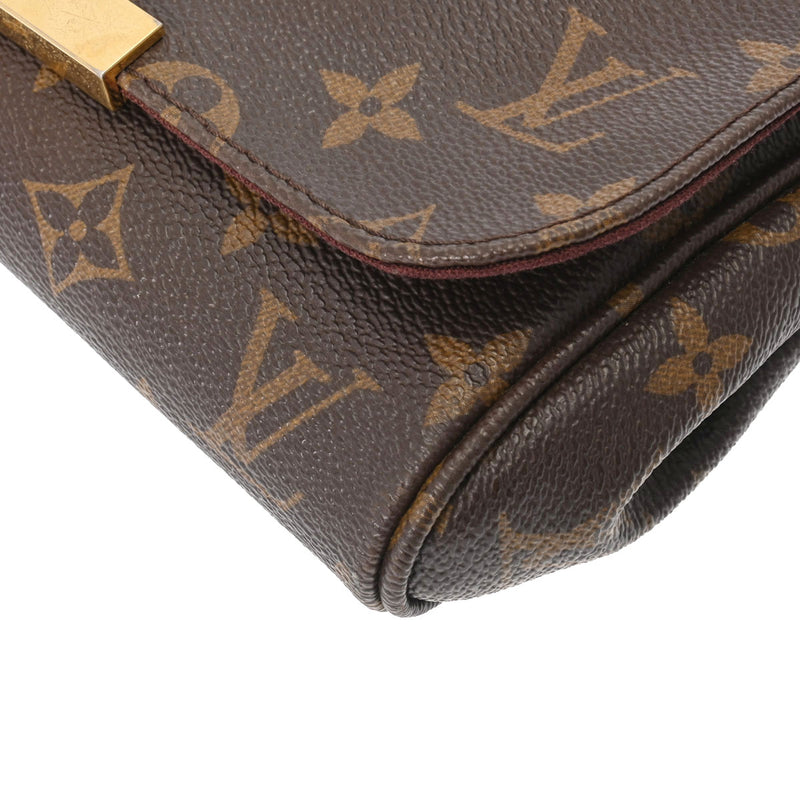 LOUIS VUITTON ルイヴィトン モノグラム フェイボリット PM ブラウン M40717 レディース モノグラムキャンバス ショルダーバッグ Bランク 中古 銀蔵