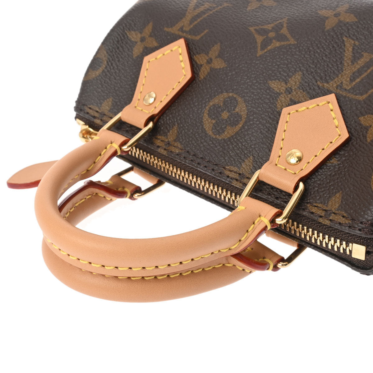 ルイヴィトンナノスピーディ 14145 ブラウン レディース モノグラムキャンバス ショルダーバッグ M81085 LOUIS VUITTON 中古  – 銀蔵オンライン