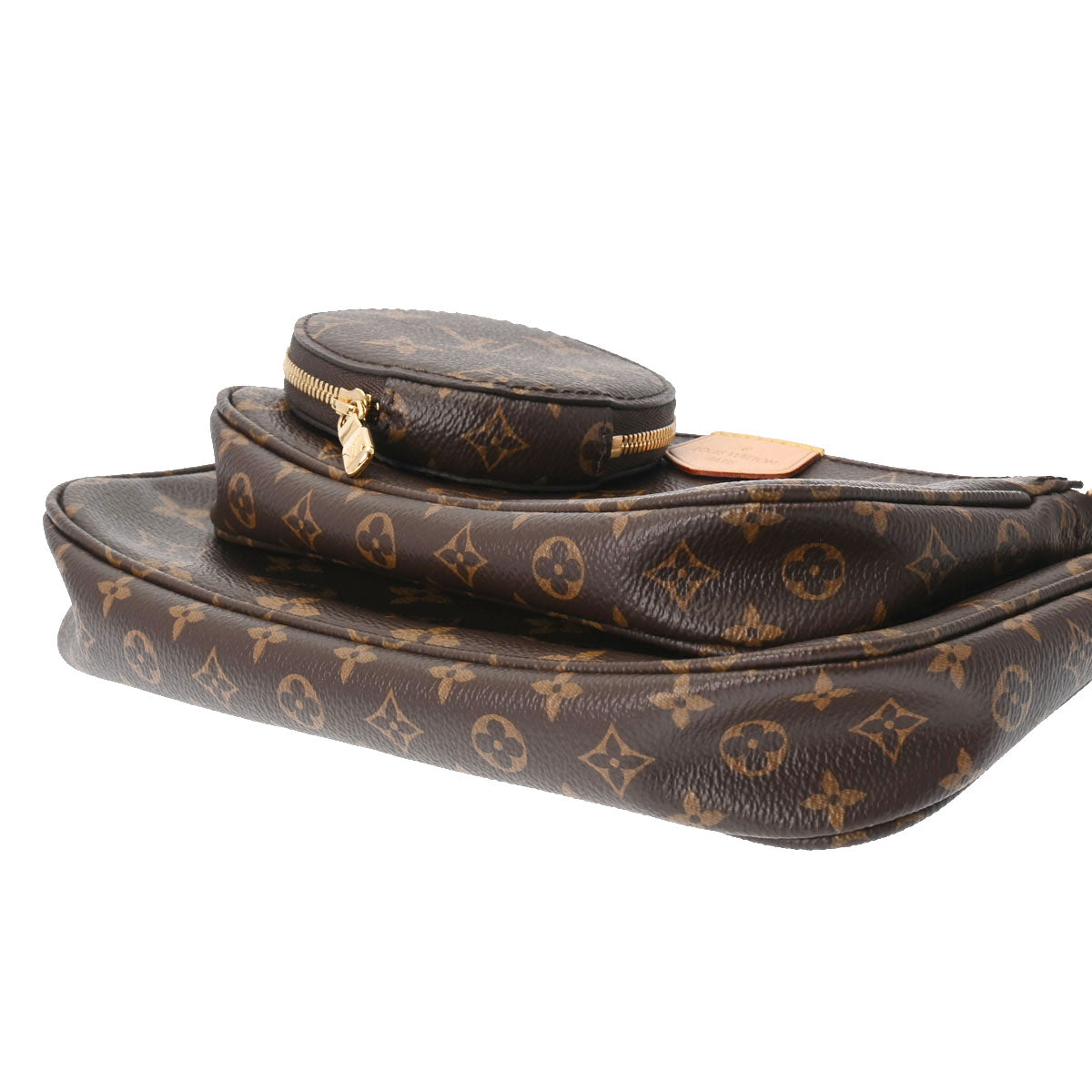 ルイヴィトンミュルティ ポシェット アクセソワール 14145 ブラウン