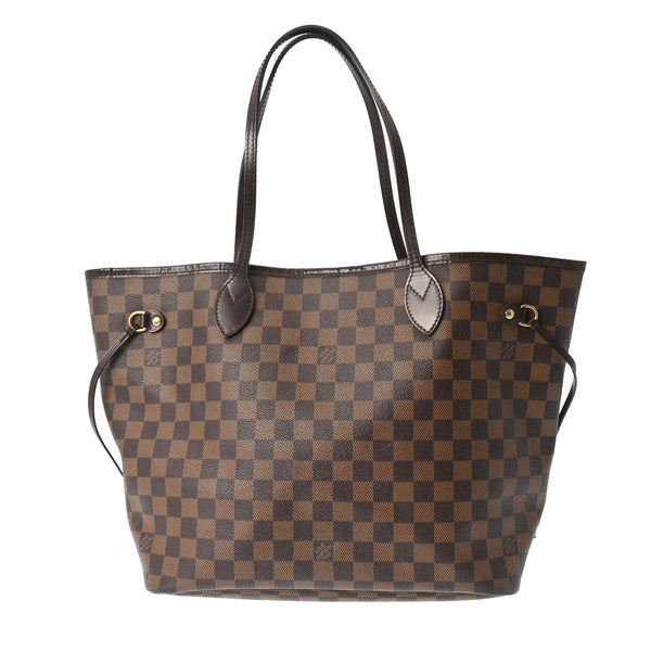 LOUIS VUITTON ルイヴィトン ダミエ ネヴァーフル MM ブラウン N51105 レディース ダミエキャンバス トートバッグ ABランク 中古 銀蔵