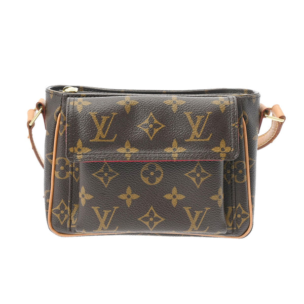 LOUIS VUITTON ルイヴィトン モノグラム ヴィバシテ PM ブラウン M51165 レディース モノグラムキャンバス ショルダーバッグ Aランク 中古 銀蔵