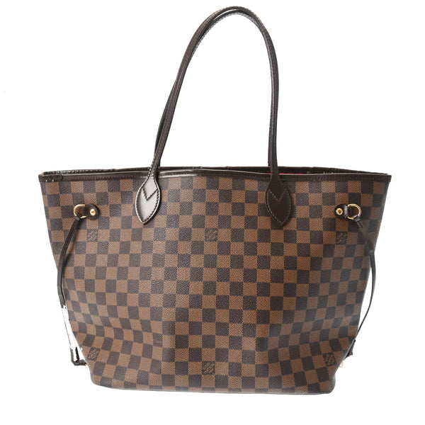 LOUIS VUITTON ルイヴィトン ダミエ ネヴァーフル MM ブラウン N51105 レディース ダミエキャンバス トートバッグ ABランク 中古 銀蔵