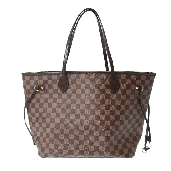 LOUIS VUITTON ルイヴィトン ダミエ ネヴァーフル MM ブラウン N51105 レディース ダミエキャンバス トートバッグ Aランク 中古 銀蔵