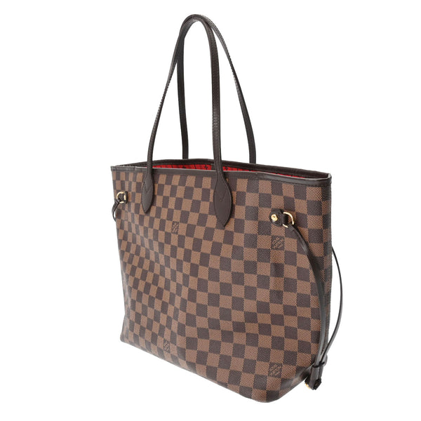 LOUIS VUITTON ルイヴィトン ダミエ ネヴァーフル MM ブラウン N51105 レディース ダミエキャンバス トートバッグ Aランク 中古 銀蔵