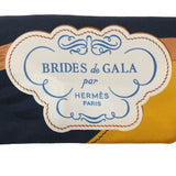 HERMES エルメス ツイリー BRIDES DE GALA ネイビー - レディース シルク100％ スカーフ ABランク 中古 銀蔵