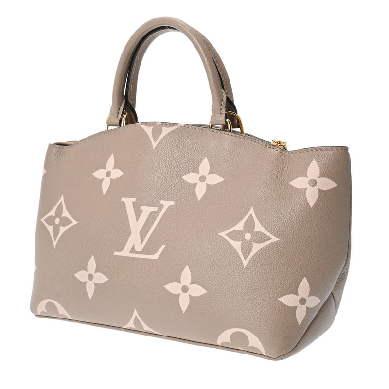 LOUIS VUITTON ルイヴィトン モノグラムアンプラント プティパレ PM 2WAY トゥルトレールクレーム M58914 レディース レザー ハンドバッグ Bランク 中古 銀蔵