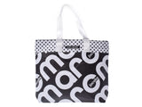 Marc Jacobs Print Tarpaulin Tote Bag Black/White Women's Men's Polyester Outlet Unused Beauty MARC JACOBS Used Ginzo