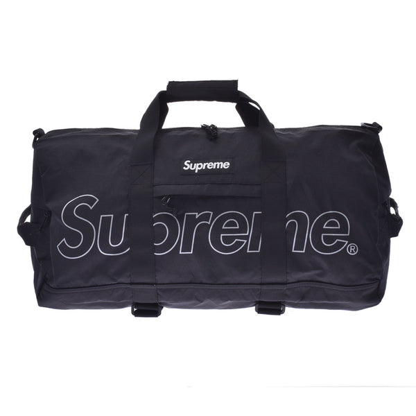 Supreme Supreme DUFFLE BAG 18FW Duffel Bag Boston Bag Black Unisex Polyester Boston Bag Unused Ginzo