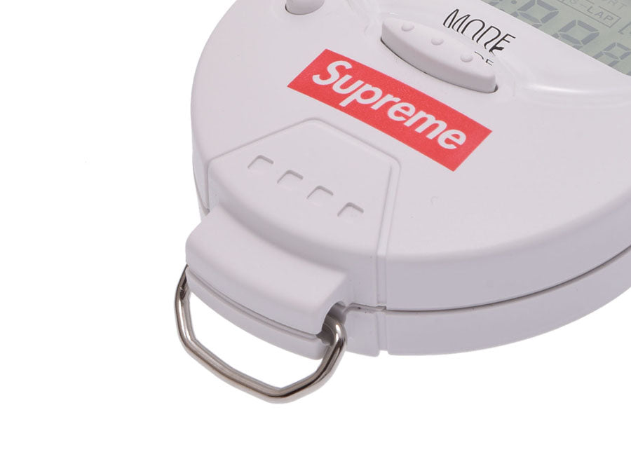 Tag Hoire Stop Watch Supreme Double Name White Men s Ladies Unused Beautiful Goods TAG HEUER SUPREME With Box Strap used Ginzo