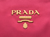 プラダ 2WAYハンドバッグ ピンク系 1BA104 レディース ナイロン レザー 未使用 美品 PRADA ストラップ付 ギャラ 中古 銀蔵