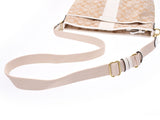Coach Signeacier Striped Sholder Bathle/ White/Beige Series F28502 Ladies Canvas Unused, Outlet COACH Used in Ginzo