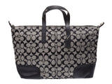 Coach signature 2WAY tote bag black / gray f31841 Womens canvas / leather unused outlet COACH used silver stock
