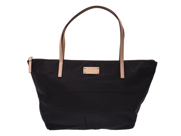 [All items point 10 times in the entry]★11/4 (Monday) 20:00-11/10 (Sunday) 23:59] Kate Spade Tote Bag Black Ladies Nylon Unused Kate Spade Used Ginzo Used Ginzo