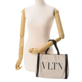 Valentino Garavani Valentino Garavani 2way White Unisex Jacquard Handbag B Rank used Ginzo