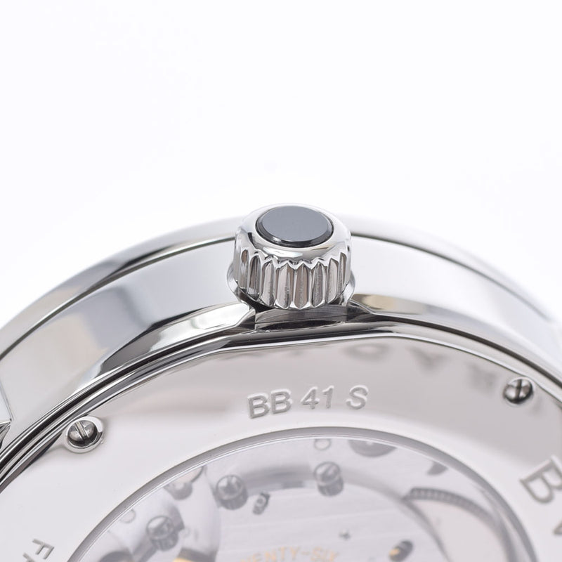 BVLGARI ブルガリ ブルガリブルガリ BB41S メンズ SS/革 腕時計 自動巻き 黒文字盤 Aランク 中古 銀蔵