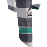 HERMES エルメス ツイリー MORS ET GOURMETTES VICHY アントラシット/メンソール/ブラン レディース シルク100％ スカーフ Aランク 中古 銀蔵