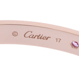 CARTIER カルティエ ラブオープン バングル 1Pサファイア #17 CRB6030017 メンズ K18ピンクゴールド ブレスレット Aランク 中古 銀蔵