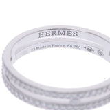 HERMES エルメス アリアンヌリング PM フルダイヤ 13号 レディース K18ホワイトゴールド リング・指輪 Aランク 中古 銀蔵