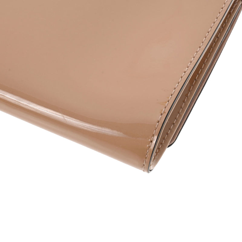 LOUIS VUITTON ルイヴィトン ヴェルニ ポシェットルイーズ EW NM デュンヌ 型番不明 レディース ヴェルニ クラッチバッグ Aランク 中古 銀蔵