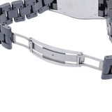 CHANEL シャネル J12 クロノ ベゼルダイヤ H1009 メンズ 黒セラミック/SS 腕時計 自動巻き ブラック文字盤 Aランク 中古 銀蔵