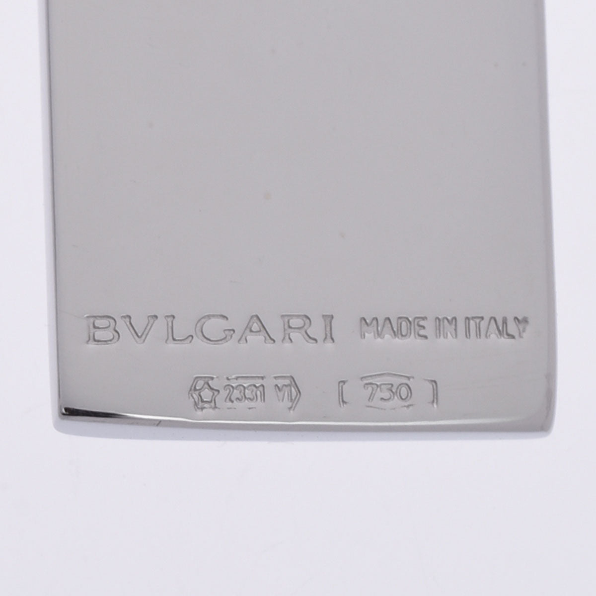 ブルガリインゴット ユニセックス K18ホワイトゴールド ペンダントトップ BVLGARI 中古 – 銀蔵オンライン