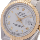 ROLEX ロレックス デイトジャスト 69173 レディース YG/SS 腕時計 自動巻き 白文字盤 Aランク 中古 銀蔵