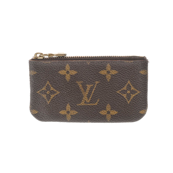 LOUIS VUITTON ルイヴィトン モノグラム ポシェット クレ  ブラウン M62650 ユニセックス モノグラムキャンバス コインケース Bランク 中古 銀蔵