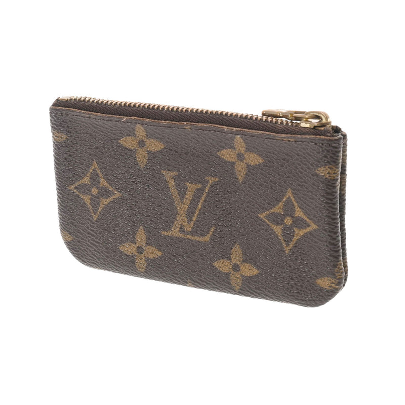 LOUIS VUITTON ルイヴィトン モノグラム ポシェット クレ  ブラウン M62650 ユニセックス モノグラムキャンバス コインケース Bランク 中古 銀蔵