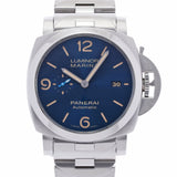 OFFICINE PANERAI オフィチーネパネライ ルミノール マリーナ 1950 3days 銀座限定100本 PAM00958 メンズ SS 腕時計 自動巻き ブルー文字盤 Aランク 中古 銀蔵