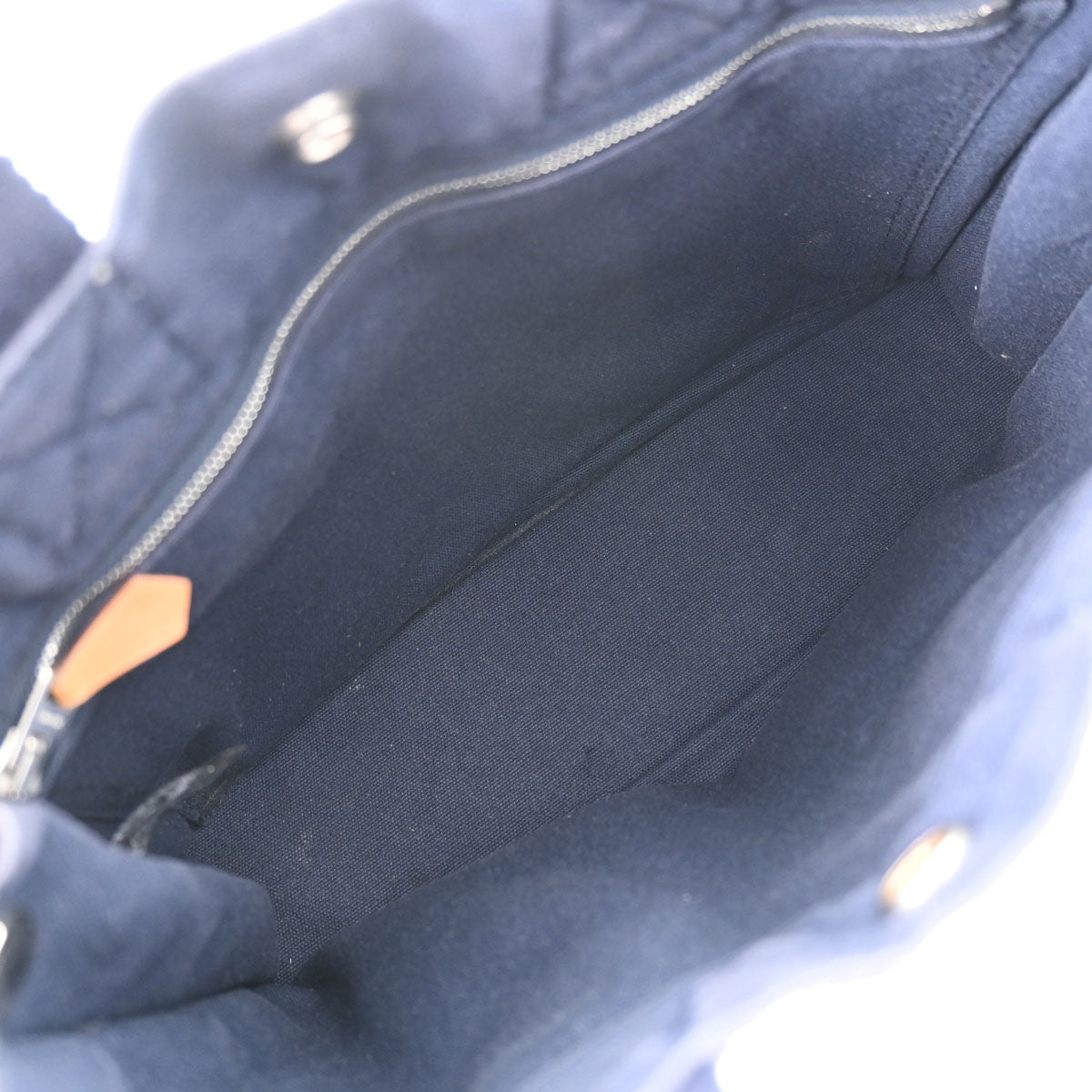 エルメスドーヴィル PM 紺 ユニセックス キャンバス トートバッグ